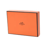 HERMES エルメス ブルージーン シルバー金具 □B刻印(1998年頃) ユニセックス クシュベル 手帳カバー ABランク 中古 銀蔵