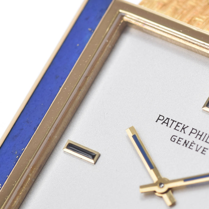 PATEK PHILIPPE パテックフィリップ 3578/1 ボーイズ YG/ラピスラズリ 腕時計 手巻き 白文字盤 Aランク 中古 銀蔵
