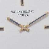 PATEK PHILIPPE Patek Philip 3578/1 Boys YG/Lapis Lazuli Watch Hand -wound White Dial A Rank used Ginzo