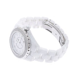 CHANEL Chanel Chanel J12 33mm Bezel Diamond H0967 Ladies White Ceramic/SS Watch Quartz White Dial A Rank Used Ginzo