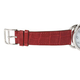 HERMES HERMES ALSAW AR4.810男士SS/Leather Watch Automatic Wrap White Dial A RANS使用Ginzo