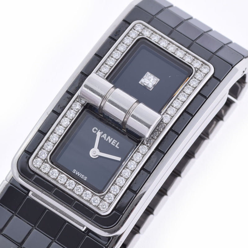 シャネルコード ココ 1Pダイヤ/ベゼルダイヤ レディース 腕時計 H5148 
