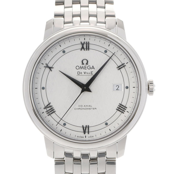 OMEGA Omega Devil Prestige Koaxual 424.10.40.20.02.005 Men's SS Watch Automatic Silver Dial Unused Ginzo