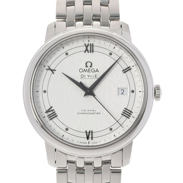 OMEGA Omega Devil Prestige Koaxual 424.10.40.20.02.005 Men's SS Watch Automatic Silver Dial Unused Ginzo