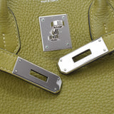 HERMES エルメス バーキン 30 アニスグリーン パラジウム金具 □J刻印(2006年頃) レディース トリヨンクレマンス ハンドバッグ ABランク 中古 銀蔵