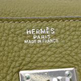 HERMES エルメス バーキン 30 アニスグリーン パラジウム金具 □J刻印(2006年頃) レディース トリヨンクレマンス ハンドバッグ ABランク 中古 銀蔵