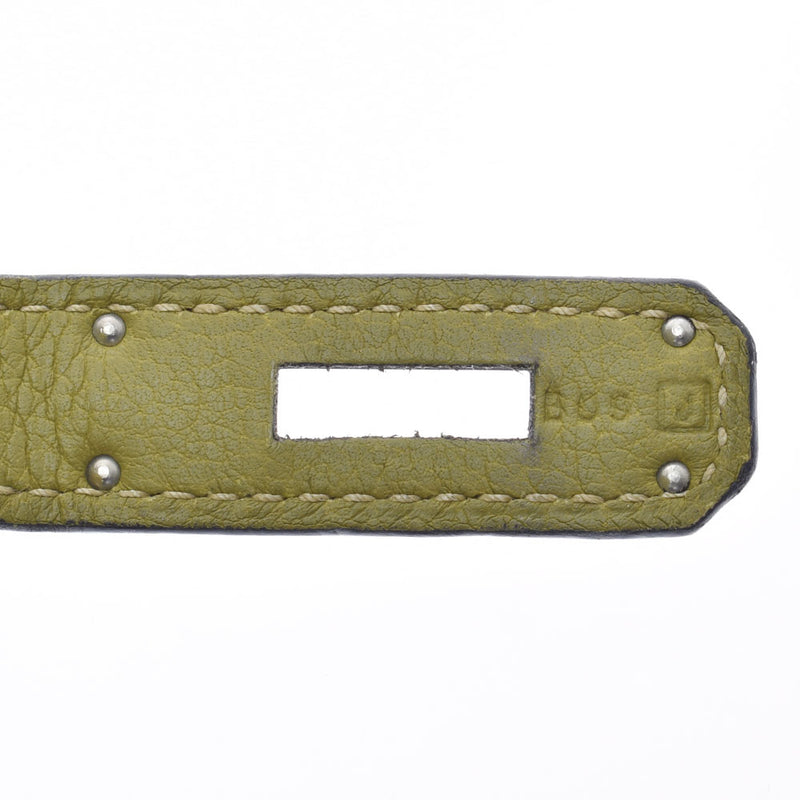 HERMES エルメス バーキン 30 アニスグリーン パラジウム金具 □J刻印(2006年頃) レディース トリヨンクレマンス ハンドバッグ ABランク 中古 銀蔵