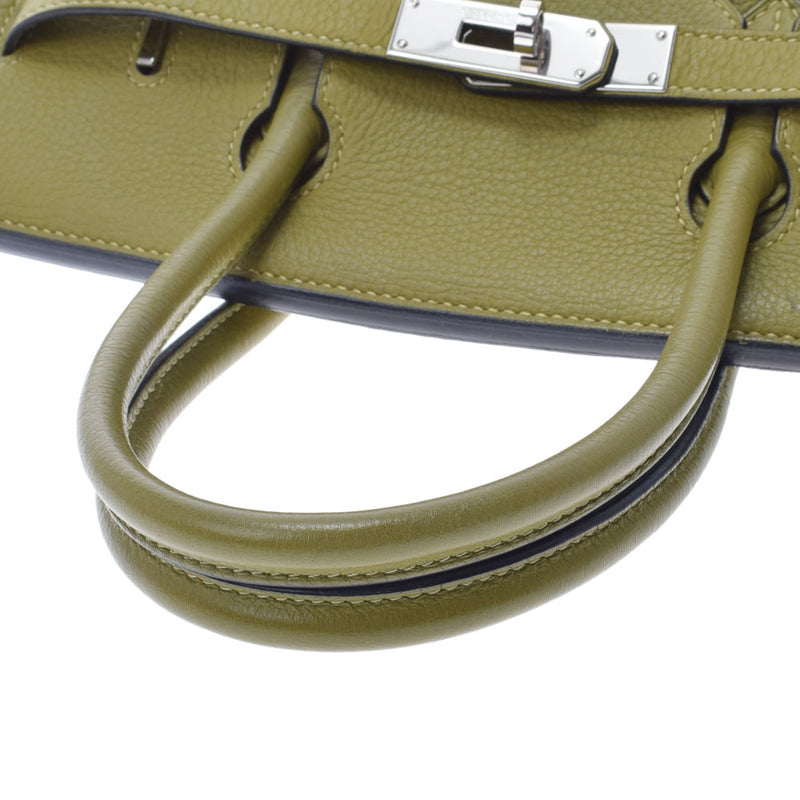 HERMES エルメス バーキン 30 アニスグリーン パラジウム金具 □J刻印(2006年頃) レディース トリヨンクレマンス ハンドバッグ ABランク 中古 銀蔵