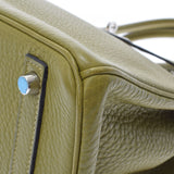 HERMES エルメス バーキン 30 アニスグリーン パラジウム金具 □J刻印(2006年頃) レディース トリヨンクレマンス ハンドバッグ ABランク 中古 銀蔵