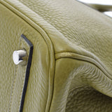 HERMES エルメス バーキン 30 アニスグリーン パラジウム金具 □J刻印(2006年頃) レディース トリヨンクレマンス ハンドバッグ ABランク 中古 銀蔵