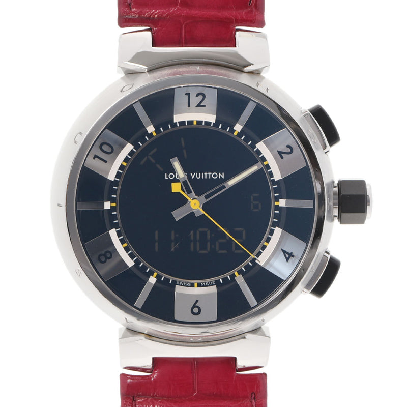 LOUIS VUITTON タンブールインブラック Q118F - 腕時計(アナログ)