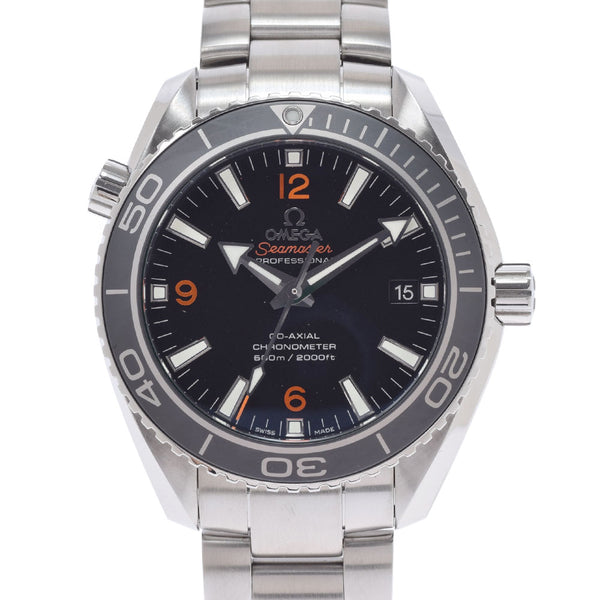 OMEGA Omega Sea Master Planet Ocean 600m 232.30.42.21.01.003 Men's SS Watch Automatic Black Dial A Rank used Ginzo