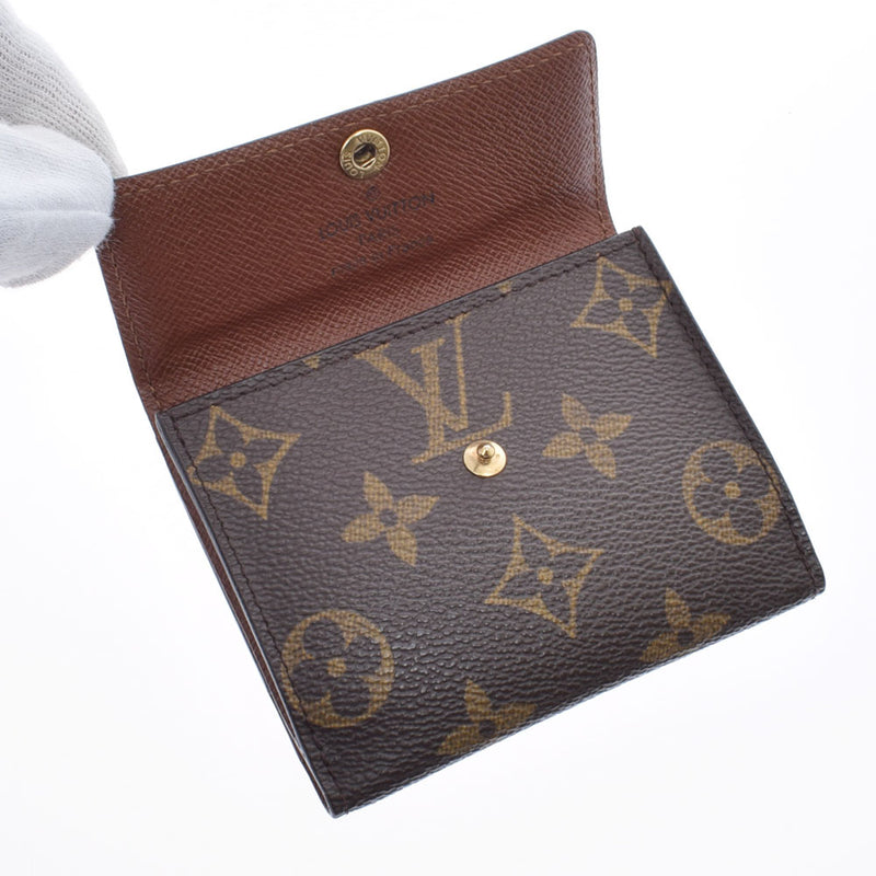 LOUIS VUITTON Louis Vuitton Monogram Radrow Coin Purse Brown M61927 Unisex coin case AB Rank used Ginzo