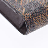 LOUIS VUITTON Louis Vuitton Damier Sigarette Case Brown N63024 Ladies Dami Cambus Brand Accessories B Rank Used Ginzo