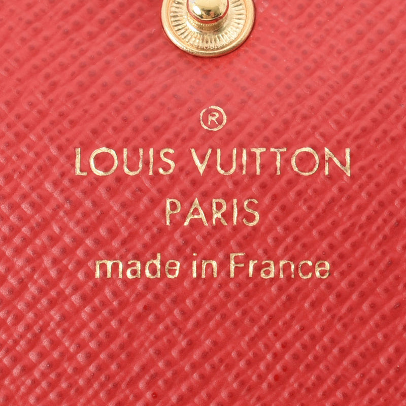 LOUIS VUITTON ルイヴィトン モノグラム ポルトフォイユエミリー ルージュ N63544 レディース モノグラムキャンバス 長財布 Aランク 中古 銀蔵