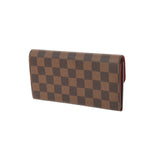 LOUIS VUITTON Louis Vuitton Monogram Portofoy Yumily Rouge N63544 Ladies Monogram Canvas Wallet A Rank used Ginzo