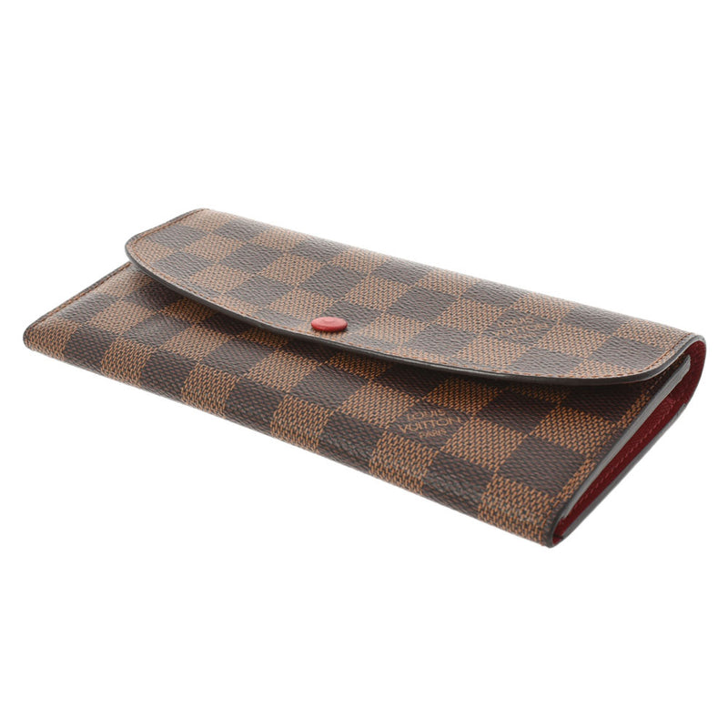 LOUIS VUITTON Louis Vuitton Monogram Portofoy Yumily Rouge N63544 Ladies Monogram Canvas Wallet A Rank used Ginzo