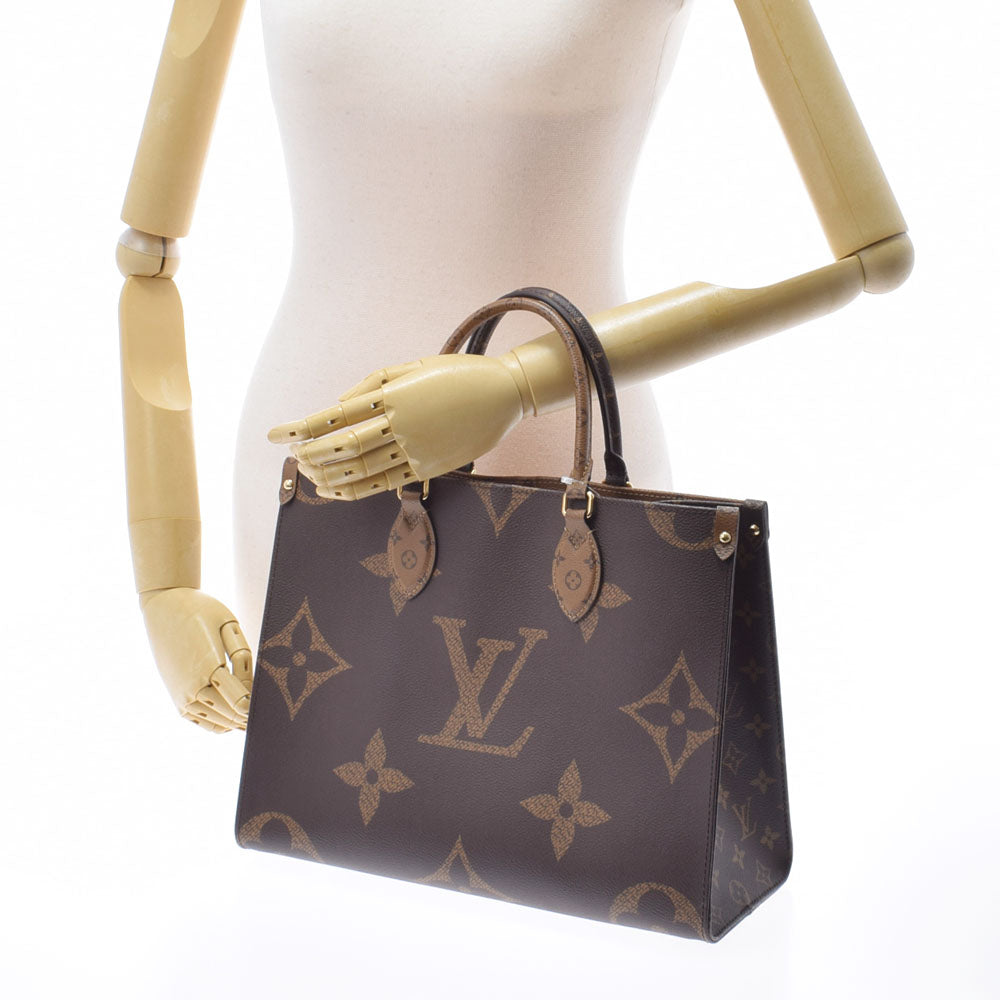 ルイヴィトンリバース オンザゴーMM 2WAY 14145 ブラウン ユニセックス