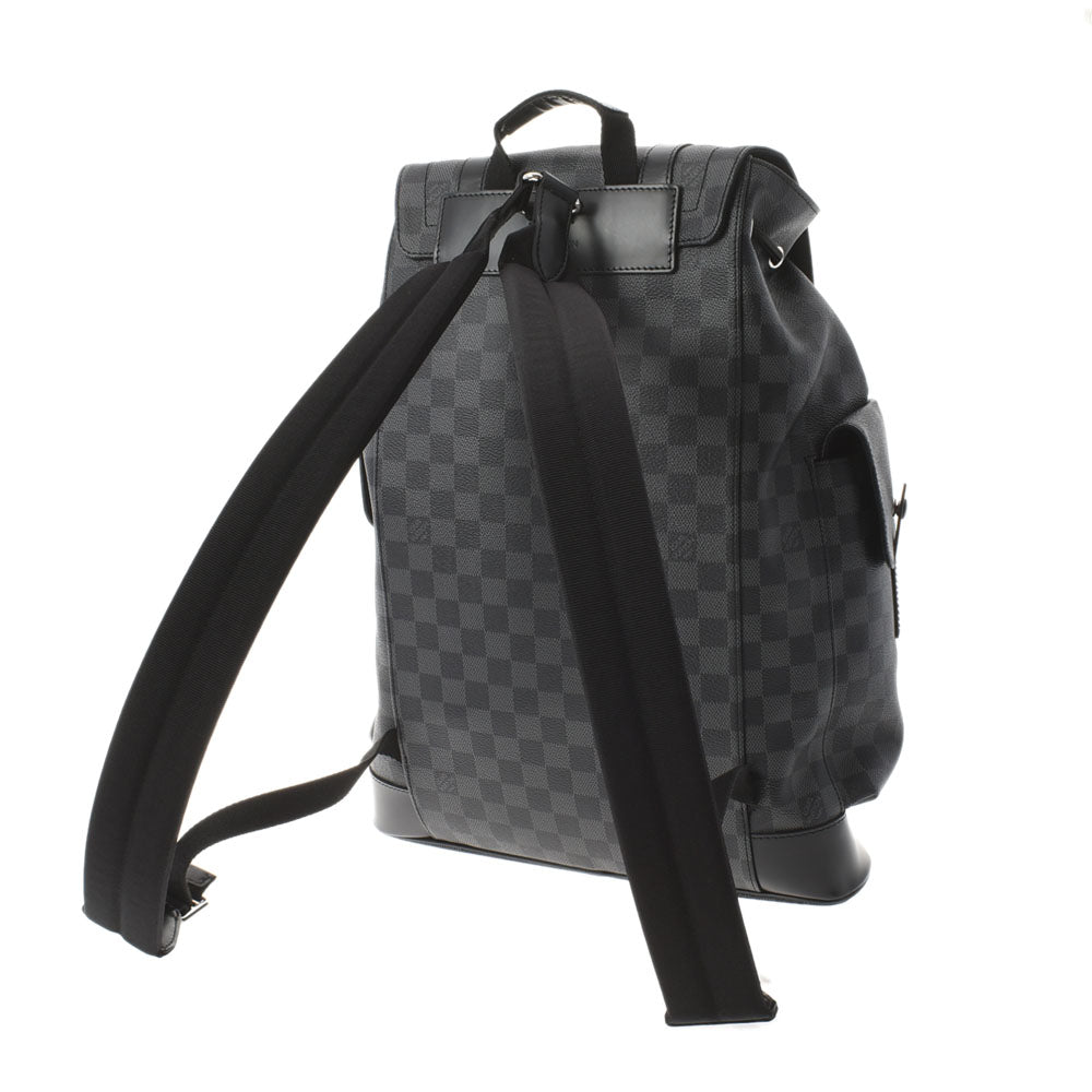 LOUIS VUITTON ダミエ クリストファー PM N41379 ルイヴィトングラフィット クリストファー PM 14137 黒/グレー メンズ