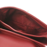 香奈儿香奈儿Matrasse连锁肩noupher葡萄酒红金色金色金色括号女士拉姆皮肤肩袋rank二手ginzo