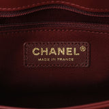 香奈儿香奈儿Matrasse连锁肩noupher葡萄酒红金色金色金色括号女士拉姆皮肤肩袋rank二手ginzo