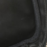 香奈儿香奈儿洗手盆袋黑色金色支架女士鱼子酱皮肤手提包AB级使用Ginzo