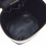 香奈儿香奈儿Pico角色垂直洗手盆黑金支架女士小牛手提包AB级使用Ginzo