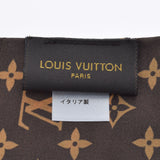 LOUIS VUITTON ルイヴィトン バンドーBB モノグラム バッグ柄 茶系 M78724 レディース シルク100% スカーフ Aランク 中古 銀蔵