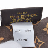 LOUIS VUITTON ルイヴィトン バンドーBB モノグラム バッグ柄 茶系 M78724 レディース シルク100% スカーフ Aランク 中古 銀蔵