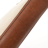 HERMES エルメス ヴェスパPM アイボリー系/茶  ゴールド金具 □A刻印(1997年頃) ユニセックス トワルアッシュ ショルダーバッグ Bランク 中古 銀蔵