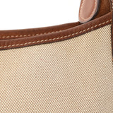 HERMES エルメス ヴェスパPM アイボリー系/茶  ゴールド金具 □A刻印(1997年頃) ユニセックス トワルアッシュ ショルダーバッグ Bランク 中古 銀蔵