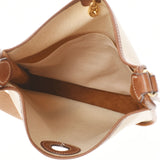 HERMES エルメス ヴェスパPM アイボリー系/茶  ゴールド金具 □A刻印(1997年頃) ユニセックス トワルアッシュ ショルダーバッグ Bランク 中古 銀蔵