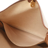 HERMES エルメス ヴェスパPM アイボリー系/茶  ゴールド金具 □A刻印(1997年頃) ユニセックス トワルアッシュ ショルダーバッグ Bランク 中古 銀蔵