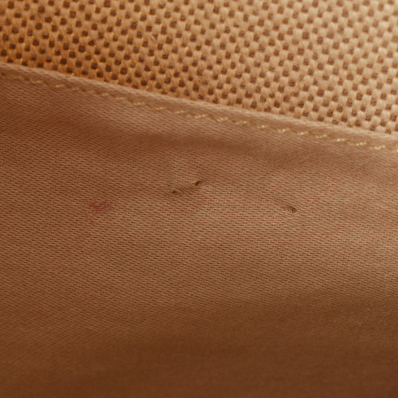 HERMES エルメス ヴェスパPM アイボリー系/茶  ゴールド金具 □A刻印(1997年頃) ユニセックス トワルアッシュ ショルダーバッグ Bランク 中古 銀蔵