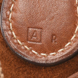 HERMES エルメス ヴェスパPM アイボリー系/茶  ゴールド金具 □A刻印(1997年頃) ユニセックス トワルアッシュ ショルダーバッグ Bランク 中古 銀蔵