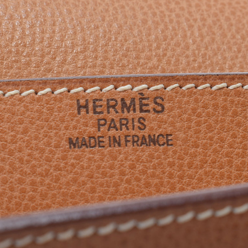 HERMES Hermes Kelly Deepsi 38 Brief Case Gold Paladium Bracket □ H -engraved (around 2004) Men's Aldenne Business Bag A Rank used Ginzo