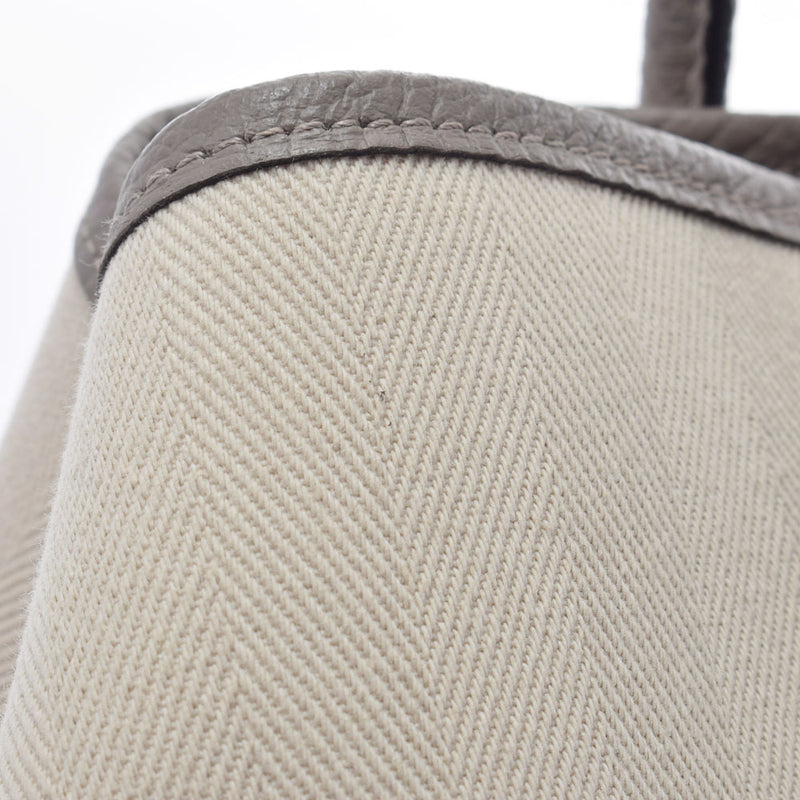 HERMES Hermes Hermes Garden Party PM Grias Falto/Cle A -engraved (around 2017) Unisex Togo Wal Chevron Country Handbag A Rank Used Ginzo