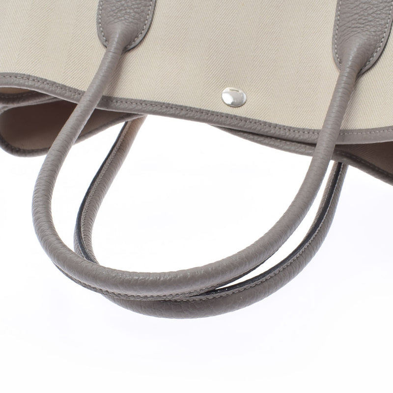 HERMES Hermes Hermes Garden Party PM Grias Falto/Cle A -engraved (around 2017) Unisex Togo Wal Chevron Country Handbag A Rank Used Ginzo