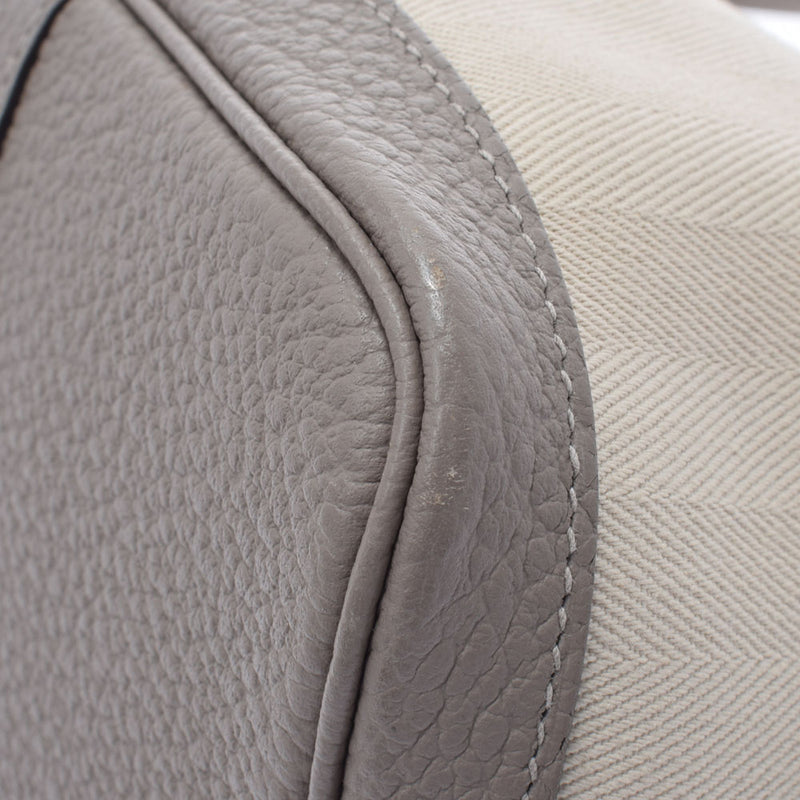 HERMES Hermes Hermes Garden Party PM Grias Falto/Cle A -engraved (around 2017) Unisex Togo Wal Chevron Country Handbag A Rank Used Ginzo