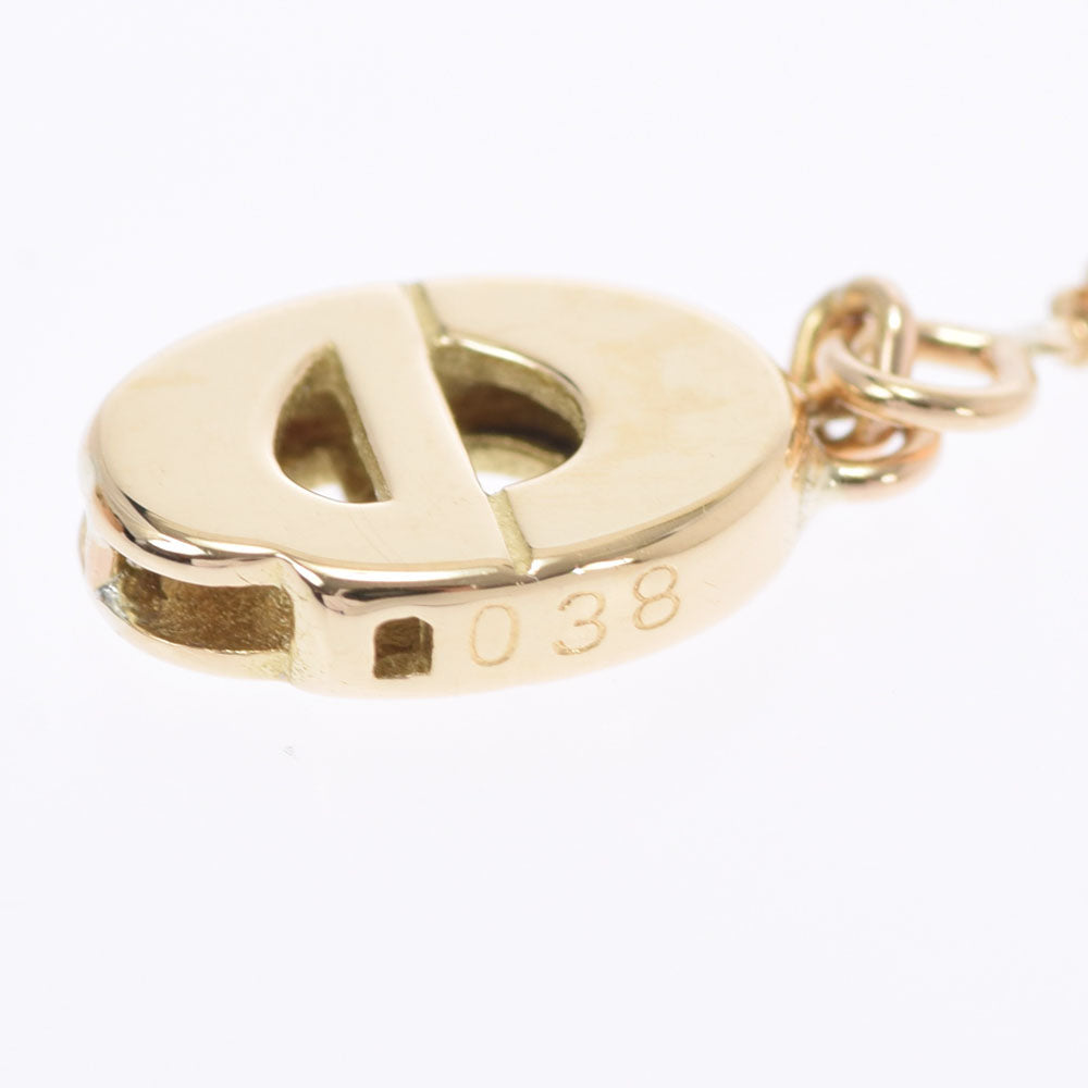 クリスチャンディオールカギモチーフ ダイヤ0.38ct ゴールド