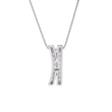 NINA RICCI Ninarich Diamond 0.36ct Ladies K18WG Necklace A Rank used Ginzo