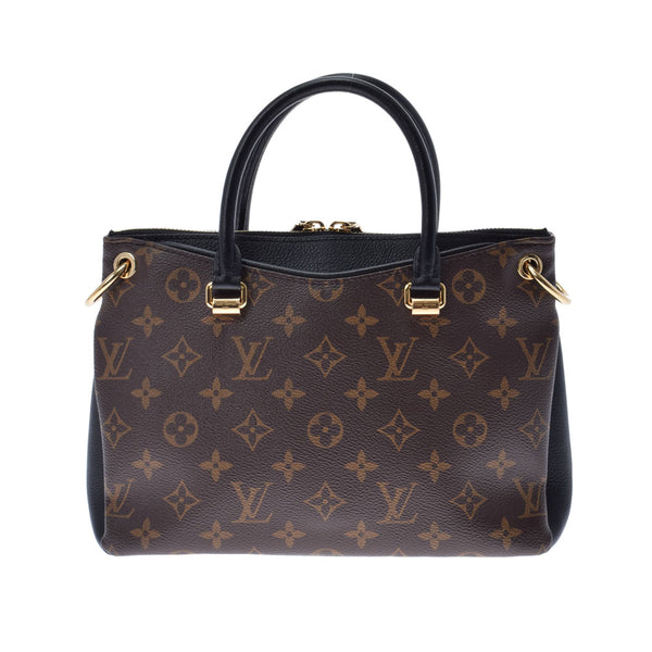 LOUIS VUITTON Louis Vuitton Monogram Palas BB Noir M42960 Ladies Monogram Canvas Handbag A Rank used Ginzo