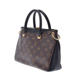 LOUIS VUITTON Louis Vuitton Monogram Palas BB Noir M42960 Ladies Monogram Canvas Handbag A Rank used Ginzo