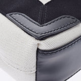 BALENCIAGA Balenciaga Navy Bass XS White/Black 390346 Unisex Canvas Handbag Unused Ginzo