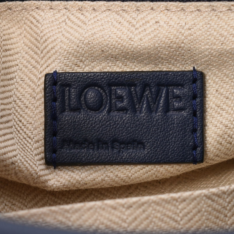 LOEWE Loewe Puzzle Bag Mini Blue Ladies Calf 2WAY Bag A Rank used Ginzo