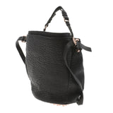 Alexander Wang Alexander One Black Ladies Calf/Studs Shoulder Bag A Rank used Ginzo