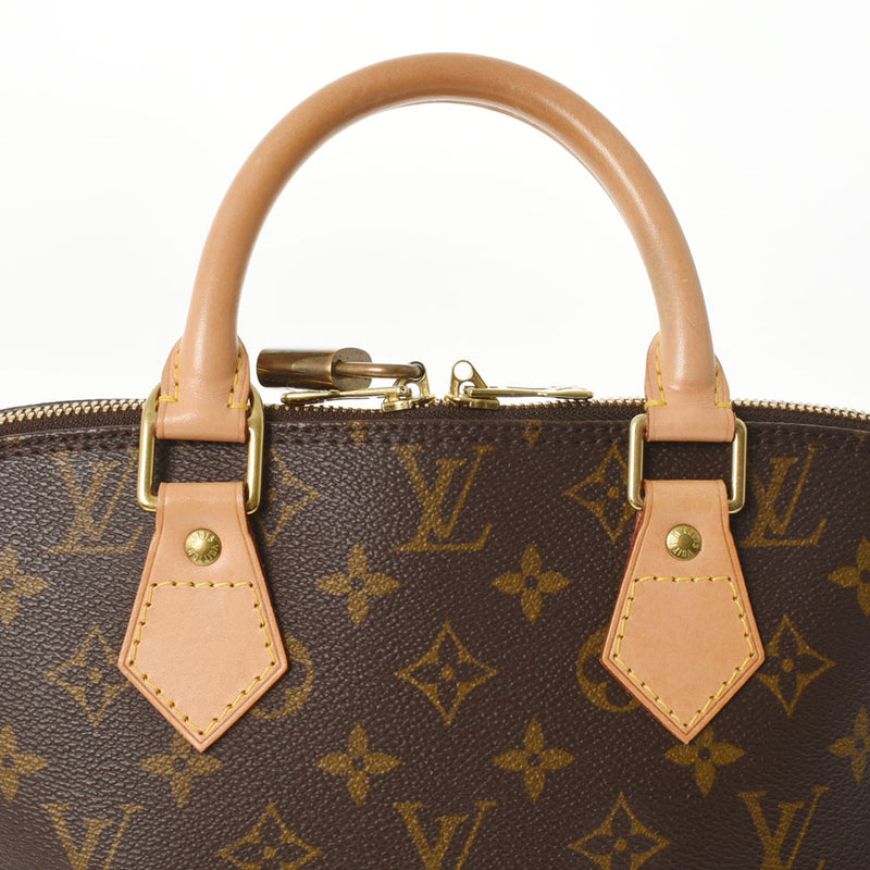 LOUIS VUITTON Louis Vuitton Monogram Alma Brown M51130 Ladies Monogram Canvas Handbag AB Rank Used Ginzo