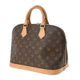 LOUIS VUITTON Louis Vuitton Monogram Alma Brown M51130 Ladies Monogram Canvas Handbag AB Rank Used Ginzo