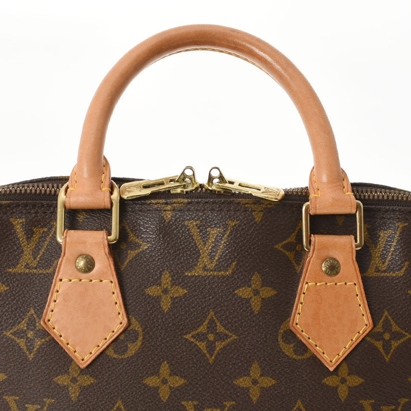 LOUIS VUITTON Louis Vuitton Monogram Alma Brown M51130 Ladies Monogram Canvas Handbag B Rank Used Ginzo