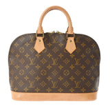 LOUIS VUITTON Louis Vuitton Monogram Alma Brown M51130 Ladies Monogram Canvas Handbag B Rank Used Ginzo